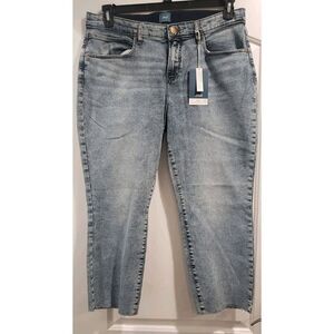 JAG Ruby Mid Rise Straight Crop Jeans Oceanfront‎ Size 20W NWT